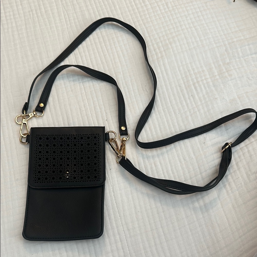 Black Crossbody Phone Bag